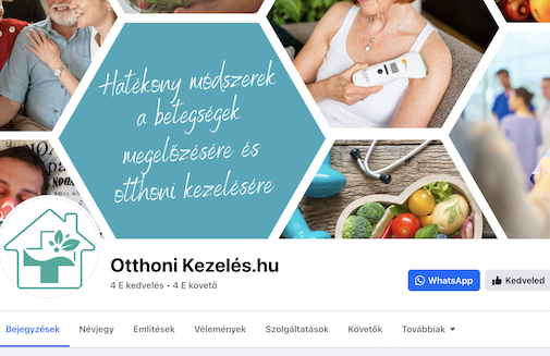 Otthoni Kezelés Facebook