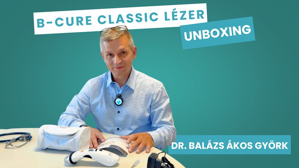 Mi van a B-CURE lágylézer dobozában és mit kap még hozzá egy vásárló?