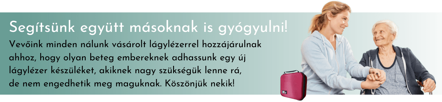Segítsünk együtt másoknak is lágylézerrel gyógyulni!