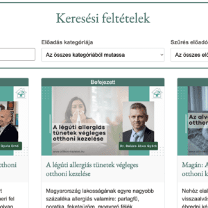 Otthoni Kezelés előadások, interjúk