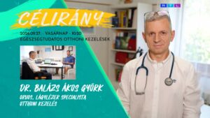 RTL - Célirány - safelaser - lágylézer - interjú Dr. Balázs Ákos Györkkel